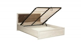 Кровать двуспальная Сохо(бетон пайн белый/под-мех/1644) в Томмоте - tommot.katalogmebeli.com | фото 2