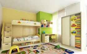 Детская комната Клаксон (Бежевый/корпус Клен) в Томмоте - tommot.katalogmebeli.com | фото 3