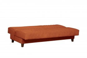 Диван-кровать "Бэлла" (велюр нео терра/подушки микровелюр желтый) в Томмоте - tommot.katalogmebeli.com | фото 5