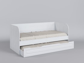 Диван-кровать Классика (Белый/корпус Выбеленное дерево) в Томмоте - tommot.katalogmebeli.com | фото 1