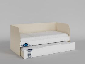 Диван-кровать Санни (Белый/корпус Клен) в Томмоте - tommot.katalogmebeli.com | фото
