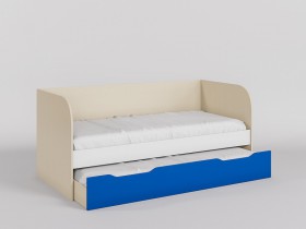 Диван-кровать Скай (Синий/Белый/корпус Клен) в Томмоте - tommot.katalogmebeli.com | фото