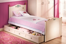 Кровать детская Балли 2-х уровневая (венге/белфорт) в Томмоте - tommot.katalogmebeli.com | фото 4