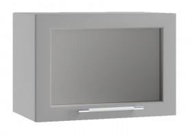 Гранд ВПГС 500 Шкаф верхний горизонтальный со стеклом Белый в Томмоте - tommot.katalogmebeli.com | фото