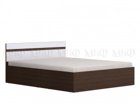 Ким кровать 1,4 (Венге/белый глянец) в Томмоте - tommot.katalogmebeli.com | фото