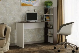 Компьютерный стол №3 (Венге/Белый) в Томмоте - tommot.katalogmebeli.com | фото
