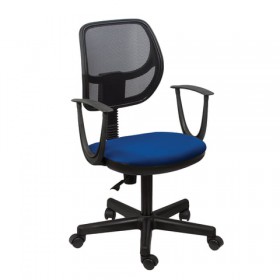 Кресло BRABIX Flip MG-305 (сине-черный) в Томмоте - tommot.katalogmebeli.com | фото 3