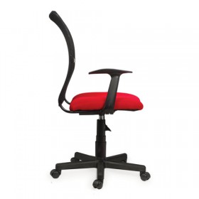 Кресло BRABIX Spring MG-307 (красно-черный) в Томмоте - tommot.katalogmebeli.com | фото 3