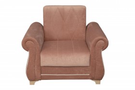 Кресло для отдыха "Порто" (велюр киви корица / микровельвет крем) в Томмоте - tommot.katalogmebeli.com | фото 8
