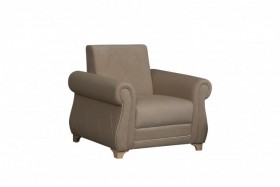 Кресло для отдыха "Порто" (велюр киви латте / микровельвет крем) в Томмоте - tommot.katalogmebeli.com | фото 1