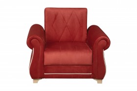 Кресло для отдыха "Порто" (микровелюр Гавайи бордо / микровельвет крем)/осн. в Томмоте - tommot.katalogmebeli.com | фото 7