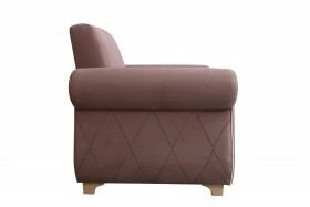 Кресло для отдыха "Порто" (велюр текстура лиловый / микровельвет крем)/осн. в Томмоте - tommot.katalogmebeli.com | фото 7