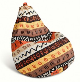 Кресло-груша Большое-Африка в Томмоте - tommot.katalogmebeli.com | фото 1