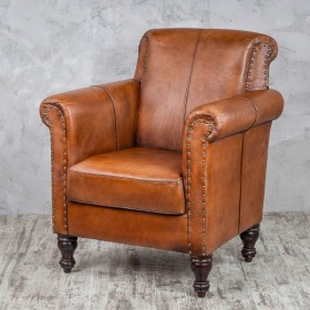 Кресло кожаное Лофт Чарльз в Томмоте - tommot.katalogmebeli.com | фото 2