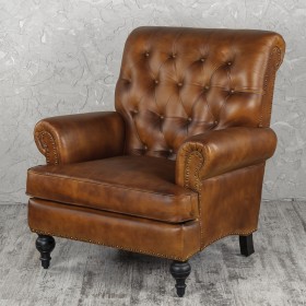 Кресло кожаное Чарльз в Томмоте - tommot.katalogmebeli.com | фото