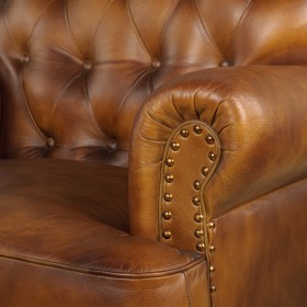Кресло кожаное Чарльз в Томмоте - tommot.katalogmebeli.com | фото 5