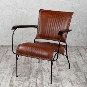 Кресло кожаное Джой в Томмоте - tommot.katalogmebeli.com | фото 1