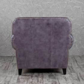 Кресло кожаное Элегант (Фиолетовый) в Томмоте - tommot.katalogmebeli.com | фото 7