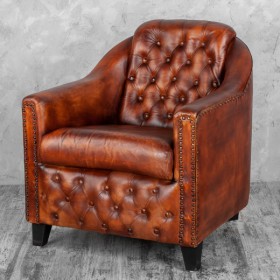 Кресло кожаное Элегант в Томмоте - tommot.katalogmebeli.com | фото 2