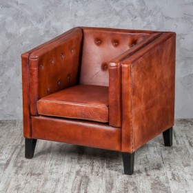 Кресло кожаное Лофт Аристократ (ширина 1100 мм) в Томмоте - tommot.katalogmebeli.com | фото 2