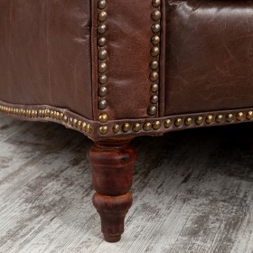 Кресло кожаное Лофт Аристократ (ширина 1100 мм) в Томмоте - tommot.katalogmebeli.com | фото 3