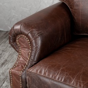 Кресло кожаное Лофт Аристократ (ширина 1100 мм) в Томмоте - tommot.katalogmebeli.com | фото 5