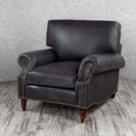 Кресло кожаное Лофт Аристократ в Томмоте - tommot.katalogmebeli.com | фото 1