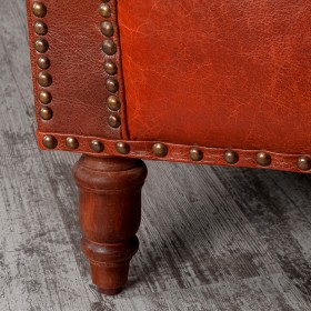 Кресло кожаное Лофт Аристократ (кожа буйвола) в Томмоте - tommot.katalogmebeli.com | фото 4