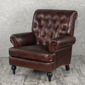 Кресло кожаное Лофт Чарльз в Томмоте - tommot.katalogmebeli.com | фото