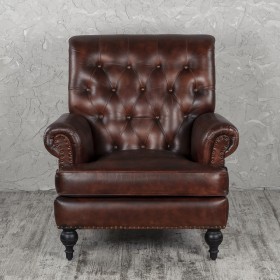 Кресло кожаное Лофт Чарльз в Томмоте - tommot.katalogmebeli.com | фото 8