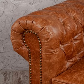 Кресло кожаное Лофт Честер (кожа буйвола) в Томмоте - tommot.katalogmebeli.com | фото 5