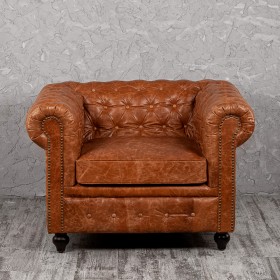 Кресло кожаное Лофт Честер (кожа буйвола) в Томмоте - tommot.katalogmebeli.com | фото 7