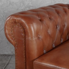 Кресло кожаное Лофт Честер (кожа) в Томмоте - tommot.katalogmebeli.com | фото 3