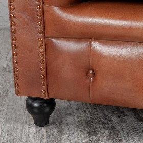 Кресло кожаное Лофт Честер (кожа) в Томмоте - tommot.katalogmebeli.com | фото 5