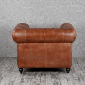 Кресло кожаное Лофт Честер (кожа) в Томмоте - tommot.katalogmebeli.com | фото 7