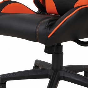 Кресло компьютерное BRABIX GT Racer GM-100 (черный, оранжевый) в Томмоте - tommot.katalogmebeli.com | фото 2