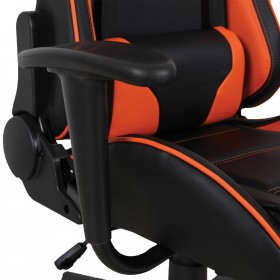 Кресло компьютерное BRABIX GT Racer GM-100 (черный, оранжевый) в Томмоте - tommot.katalogmebeli.com | фото 3