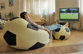 Кресло-Мяч Футбол в Томмоте - tommot.katalogmebeli.com | фото 2