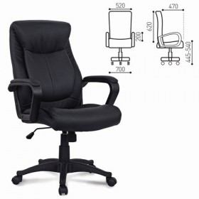 Кресло офисное BRABIX Enter EX-511 (черный) в Томмоте - tommot.katalogmebeli.com | фото