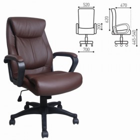 Кресло офисное BRABIX Enter EX-511 (коричневый) в Томмоте - tommot.katalogmebeli.com | фото 1