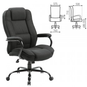 Кресло офисное BRABIX Heavy Duty HD-002 (ткань) в Томмоте - tommot.katalogmebeli.com | фото