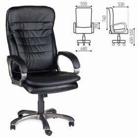 Кресло офисное BRABIX Omega EX-589 (черное) в Томмоте - tommot.katalogmebeli.com | фото 1