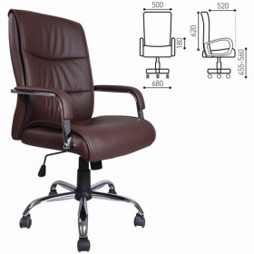 Кресло офисное BRABIX Space EX-508 (коричневый) в Томмоте - tommot.katalogmebeli.com | фото