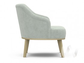 Кресло отдыха Комфорт-5 низкая спинка (бесцветный лак/FRESCA BRILLIANT) в Томмоте - tommot.katalogmebeli.com | фото 2