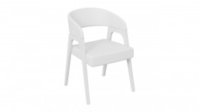 Кресло «Техас 1» (Белый матовый/Экокожа Белый №66) в Томмоте - tommot.katalogmebeli.com | фото 1