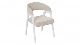 Кресло «Техас 1» (Белый матовый/Микровелюр Jercy Cream №208) в Томмоте - tommot.katalogmebeli.com | фото