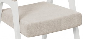 Кресло «Техас 1» (Белый матовый/Микровелюр Jercy Cream №208) в Томмоте - tommot.katalogmebeli.com | фото 3
