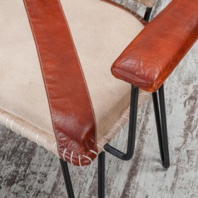 Кресло кожаное Лофт Честер (кожа) в Томмоте - tommot.katalogmebeli.com | фото 4