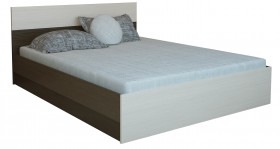 Кровать 0,8м Юнона с настилом (Венге / Дуб) в Томмоте - tommot.katalogmebeli.com | фото 2