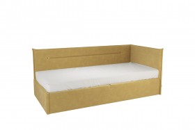 Кровать 0.9 Альба Тахта (Медовый велюр) в Томмоте - tommot.katalogmebeli.com | фото